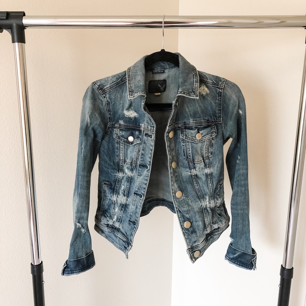 American Eagle Super Stretch Denim Jacket